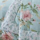 Catherine Lansfield Modro prešito pregrinjalo 220x230 cm Avebury Floral – | Shoptok.si