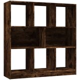 Maison Chic Knjižna omara - Knjižni regal dimljeni hrast 97,5x29,5x100 cm inženirski les, (21724806) Cene