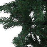  Naopako umjetno osvijetljeno božićno drvce zeleno 180 cm | shoptok.hr