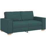 vidaXL Dvosjed Sofa Tamnozelena 140 cm Tkanina | shoptok.hr