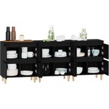  Komode 3 kom crne 60x35x70 cm od konstruiranog drva | shoptok.hr