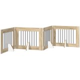  Vrata za pse s postoljem 4 pcs Hrast sonoma 80 x 60 cm | shoptok.hr