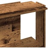 vidaXL Regal za knjige s 3 razina boja staro drvo 60x30x80 cm drveni | shoptok.hr