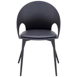 Bessagi Home naslanjač dori, črna, videz usnja | Shoptok.si