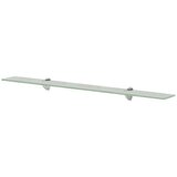 Maison Chic 2 kosi Stenske Police - Viseče police steklo 90x20 cm 8 mm, (21793571) Cene