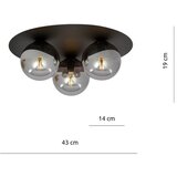  plafonsko svetlo solar 3xE14/10W/230V crno/sivo | Eponuda.com