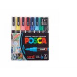 UNI ball Marker Uni SET PC-3M POSCA /0.9-1,3mm 8 KOM osnovne boje | ePonuda.com