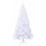  Umjetno božićno drvce s gustim granama bijelo 180 cm PVC | shoptok.hr