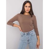BASIC Feel Good Blouse-RV-BZ-7316.06X-brown | Shoptok.si