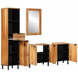  Set ormarića za kupaonicu 4 kom. Prirodna 38 x 33 x 160 cm | shoptok.hr