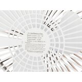  Brezžični prenosni aku. namizni ventilator USB bel | Shoptok.si