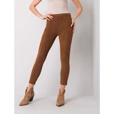 RUE PARIS Pants-217-SP-23189.41-brown | Shoptok.si