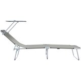  Ležaljka 2 pcs Siva 58 x 188 x 77cm Poliester | Eponuda.com