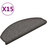  Tepisi za stepenice 15 kom tamnosivi 65 x 24 x 4 cm | shoptok.hr