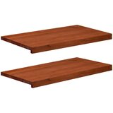  Prozorske klupice 2 kom. Smeđa 80x 40 x 2 cm Čvrsto drvo bukve | shoptok.hr