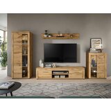 MID.YOU Dnevni Regal Jam, Barva Hrasta, 4-Delni | Shoptok.si