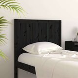  Uzglavlje za krevet crno 95 5 x 4 x 100 cm od masivne borovine | shoptok.hr