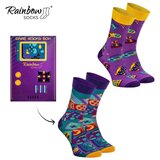 ZOOKSY/RAINBOW SOCKS Rainbow Socks For Fans Of Console Games 2 Pairs | ePonuda.com
