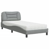  Krevet s madracem Hvar svjetlosivi 90x200cm tkanina | shoptok.hr