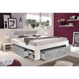 Boxxx posteljna garnitura 140 cm x 200 cm , siva, bela | Shoptok.si