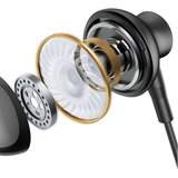Joyroom Slušalke z mikrofonom, slušalke USB-C, kabel 1,2 m, črne barve, (21979759) | Shoptok.si