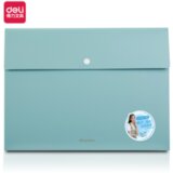 Deli FASCIKLA SA PREGRADAMA PASTEL A4 veličine sa 8 pregrada ZELENA 72456 | ePonuda.com