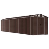  Vrtno spremište smeđe 191 x 895 x 198 cm od pocinčanog čelika | shoptok.hr