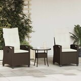  Vrtna stolica 2 pcs Smeđa i krem 56 x 60 x 112 cm | shoptok.hr