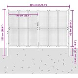  Vrtna vrata antracit boje 300x175 cm čelik | shoptok.hr