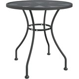  Vrtni stol od ekspandirane metalne mreže Ø 80 x 72 cm antracit | shoptok.hr