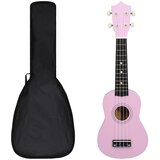 vidaXL otroški ukulele soprano s torbo roza 21" Cene