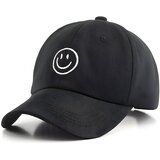 IZMAEL Kapa s šiltom Smiley - Črna | Shoptok.si