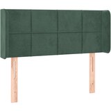 vidaXL Uzglavlje s ušima tamnozeleno 103x16x78/88 cm baršunasto Cijene