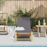  Ležaljka s jastucima 55x199x30 cm Bambus | shoptok.hr