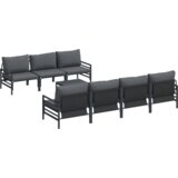 vidaXL Vrtna sedežna garnitura 8 pcs antracit siva 70 x 70.5 x 31.5 cm | Shoptok.si