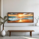 WALLXPERT FAH002-150 Multicolor Decorative Framed MDF Painting | Eponuda.com
