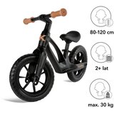 Kidwell Vito dječji bicikl bez pedala, crni | shoptok.hr