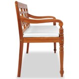 Batavia klupa s jastucima 150 cm tikovina | shoptok.hr