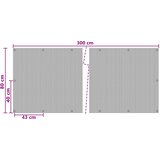  Ekran za balkon s rupama Crna | Eponuda.com
