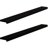  Prozorske klupice 2 kom tamnosmeđe 140x15x2 cm masivne hrast | shoptok.hr