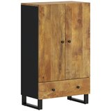 Maison Chic Visoka omara - Komoda - Predalnik s predalom 60x33x100 cm trden mangov les in železo, (21722369) | Shoptok.si