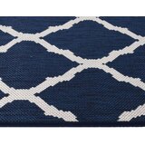 Vanjski tepih modro-bijeli 80x250 cm reverzibilni dizajn | shoptok.hr