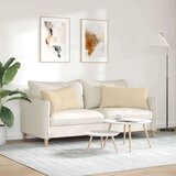 vidaXL jastučići za sofu 2 pcs krema 80 x 40 cm tkanina | shoptok.hr