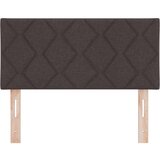 vidaXL Uzglavlje Dizajn Dijamantnih Blokova Tamnosmeđe 100 cm Tkanina | shoptok.hr