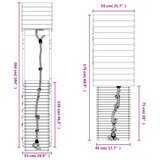  Igralo s plezalno steno impregnirana trdna borovina, (20795330) | Shoptok.si
