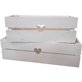  Set drvenih posuda za cvijeće (2 kom) | shoptok.hr