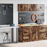  Garažni ormarići 2 kom boja hrasta od konstruiranog drva | shoptok.hr