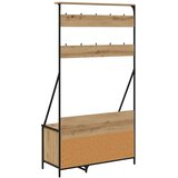  Stalak za odjeću s policom Umjetnički hrast 100 x 41 x 184 cm | shoptok.hr