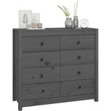  TV omarica siva 100x40x90 cm trdna borovina, (20654912) | Shoptok.si