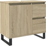 vidaXL Kopalniška garnitura 3-delna sonoma hrast inženirski les | Shoptok.si